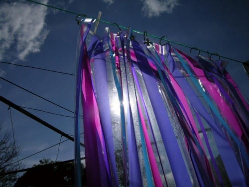 ways to reuse shower curtain