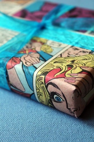 comics gift wrap