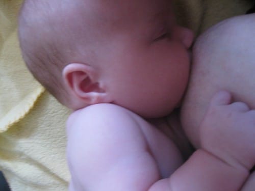 breastfeeding baby