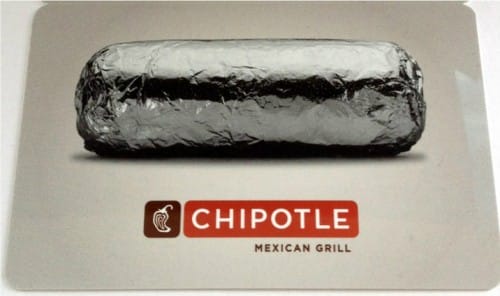 $25 Chipotle gift card