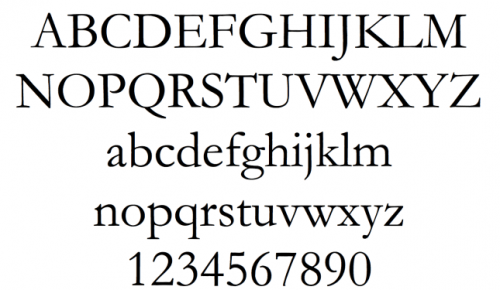 Garamond font saves money on printer ink