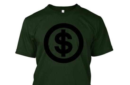 Upfront costs needed to sell Teespring t shirts