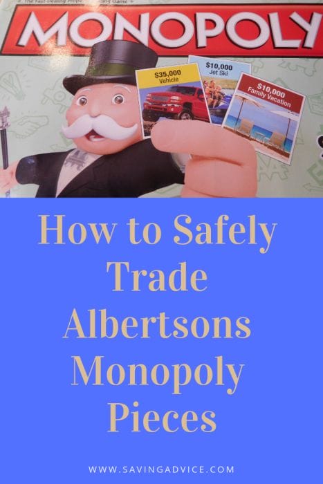 Safely trade monopoly pieces