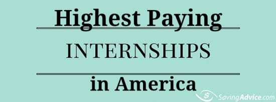 highest paying internships