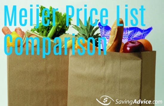 Meijer Price List