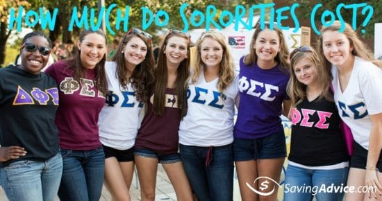How much do sororities cost