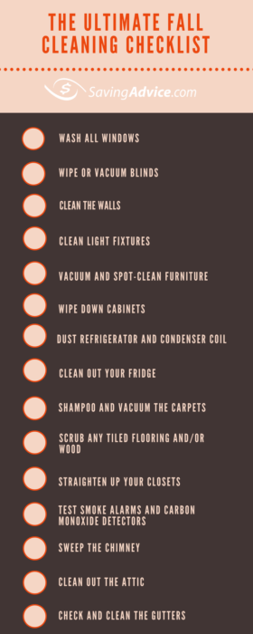 fall cleaning tips