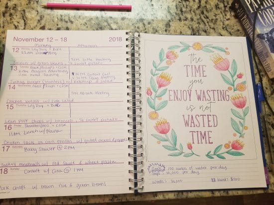 how to save money using a calendar