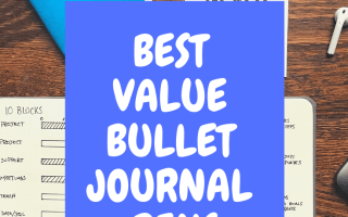 Best pens for bullet journal