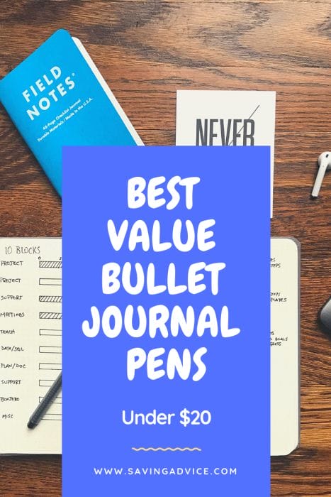 Best pens for bullet journal