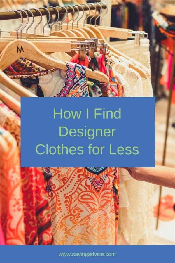 How I Find Designer Clothes for Less