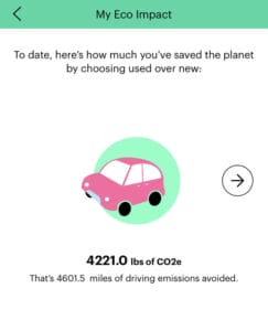ThredUp eco impact statistics