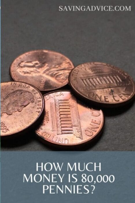 How Much Money Is 80000 Pennies?