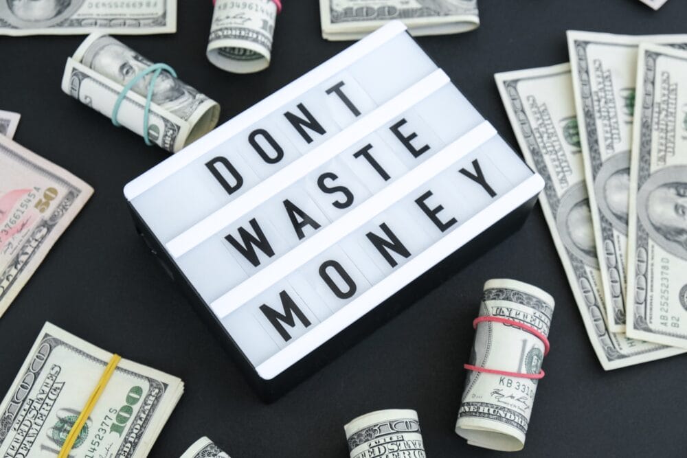 wasting money