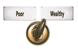 wealthy poor