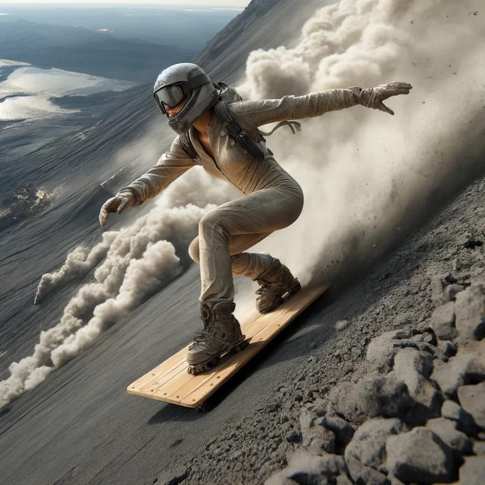 Volcano Boarding