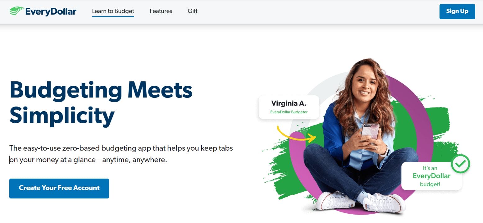 EveryDollar screenshot