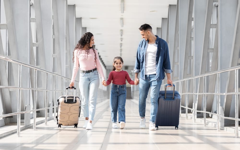 middle class family travel