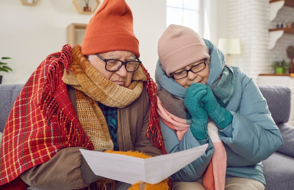 seniors who can't afford their utility bills on fixed income