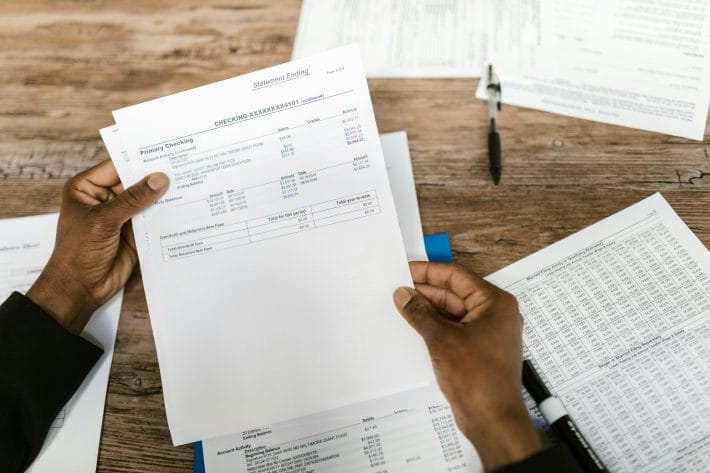 bank papers to keep